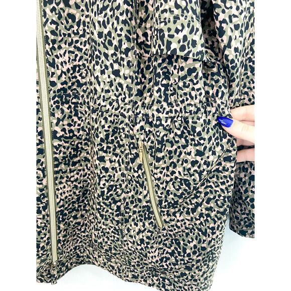 Chico's Zenergy Printed Anorak Jacket sz 12 Camo Animal Print Neema UPF - Picture 6 of 7